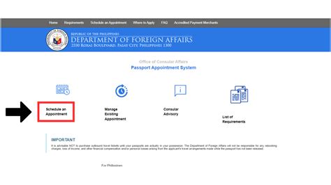 www.dfa.gov.ph online appointment|DFA Appointment System.